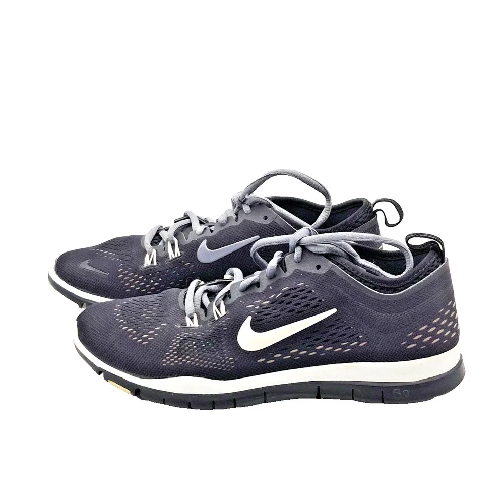 Nike Free TR Fit 4 Women's Size 6.5 Running Shoes Black White 629496-001 Trainer